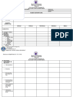 Daily Lesson Log Template