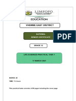 Life Sciences Practical Task 1 Grade 12 2021