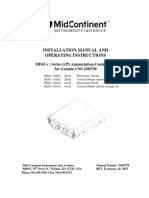 Installation Manual and Operating Instructions: MD41 - Series GPS Annunciation Control Unit For Garmin GNS 430/530