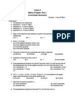 Coordinate Geometry