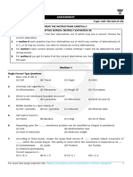 1. Assignment Cell the Unit of Life Questions