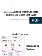 Cost Accounting Basic Concepts and the Job Order 1