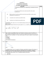 1 Mark Type(Coordinate Geometry)