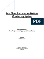 Real Time Automotive Battery Monitoring System - Report