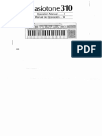 Casiotone CT-310 User Manual