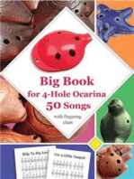 Big Book for 4-Hole Ocarina - 50 Songs with Fingering Chart: also suitable for 6-hole ocarina