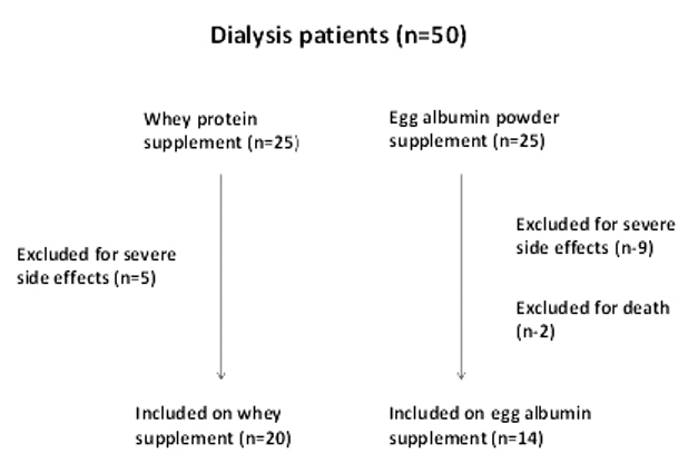 Flow of patients into the study