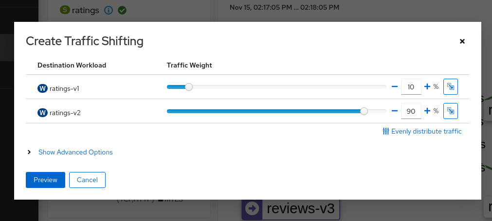Weighted Routing Wizard