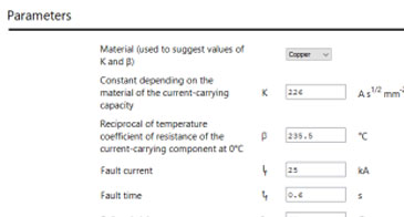 Cross-Section of Metallic Steel Tape for Earthing of 110/30 kV Substation: Interactive Application