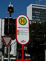 Haltestellenschild Volkswohnung