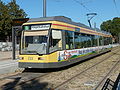 Ein Niederflurwagen in Fahrtrichtung Hauptbahnhof – 2012