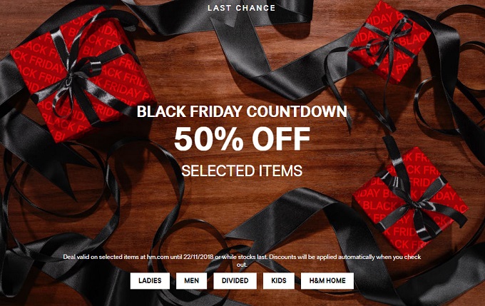 H&M Black_Friday 2018