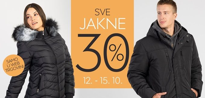 Mana webshop akcija 30% na jakne