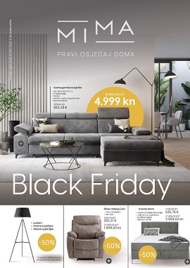 Mima namještaj katalog Black Friday