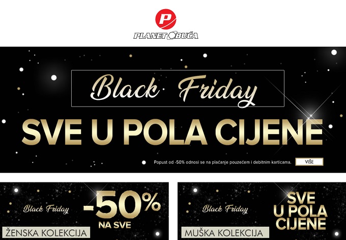 Planet obuća Black Friday