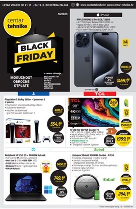 Centar tehnike katalog Black Friday