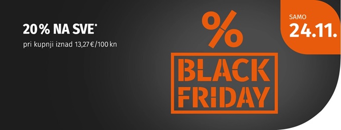 Muller akcija Black Friday