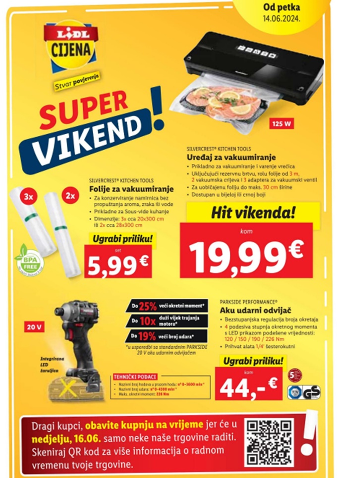 Lidl vikend akcija