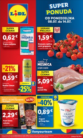 Lidl katalog prehrana