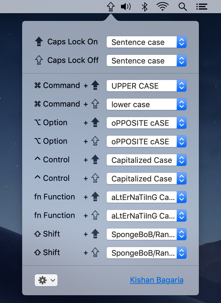 SmartCapsLock Preferences