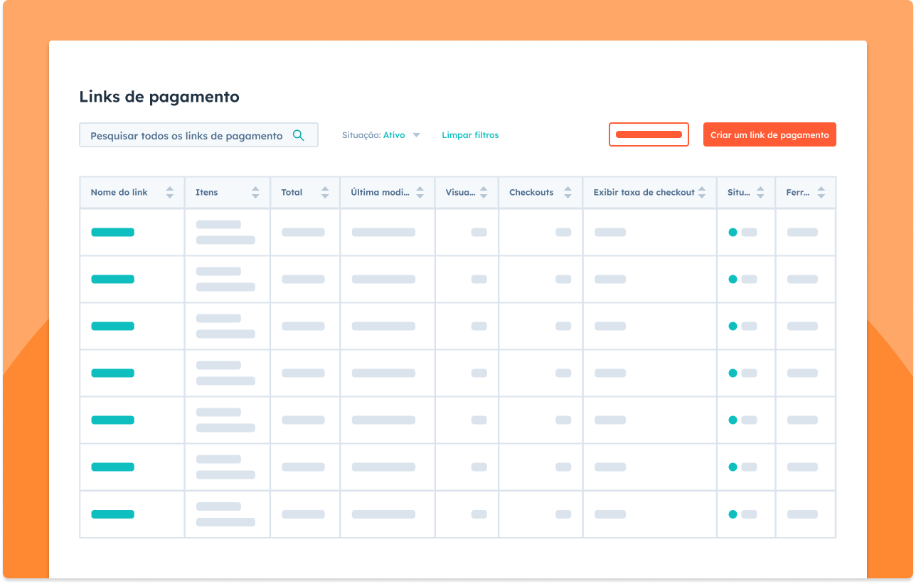 veja como funcionam os links de pagamento da HubSpot