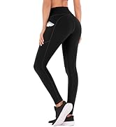 IUGA High Waist Yoga Pants with Pockets, Leggings for Women Tummy Control, Workout Leggings for W...