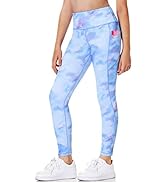 IUGA Girls Leggings with Pockets Dance Athletic Leggings for Girls Elastic Compression Kids Worko...