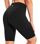 IUGA Biker Shorts for Women High Waist - 8" Workout Shorts with Inner Pocket Yoga Spandex Gym Run...