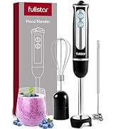 Immersion Blender, Hand Blender Electric, 3-in-1 Immersion Blender Handheld, 9-Speed, 500W Handhe...