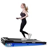 Walking Pad with Incline, AIRHOT 3 in 1 Under Desk Treadmill with 265LBS, Portable Walking Treadm...