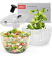 Fullstar Large Salad Spinner- Lettuce Spinner, Fruit Washer Spinner, Fruit Dryer Spinner, Fruit S...