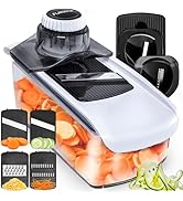 Fullstar Mandoline Slicer for Kitchen, Cheese Grater Vegetable Spiralizer and Veggie Slicer for C...