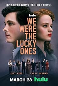 Logan Lerman and Joey King in We Were the Lucky Ones (2024)