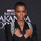 Letitia Wright at an event for Black Panther: Wakanda Forever (2022)