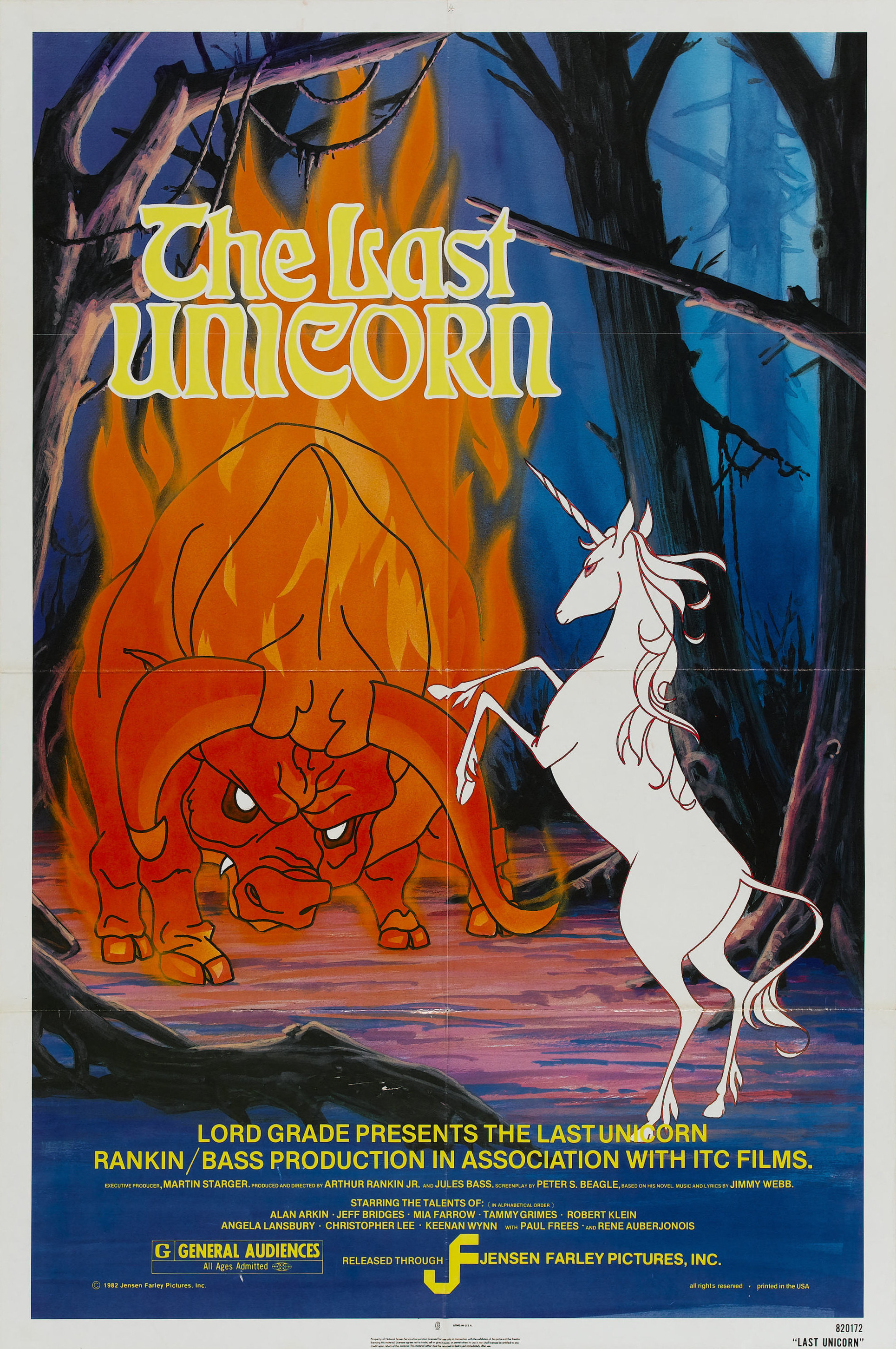 Mia Farrow in The Last Unicorn (1982)