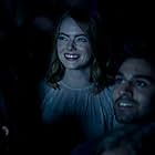 Hemky Madera, Steven Quale, Emma Stone, Sandra Rosko, Steffen Dziczek, Arnold Montey, and Reece Chadwick in La La Land (2016)