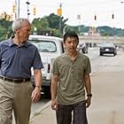 Clint Eastwood and Bee Vang in Gran Torino (2008)