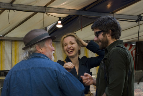 Julie Delpy, Adam Goldberg, and Albert Delpy in Two Days in Paris (2007)