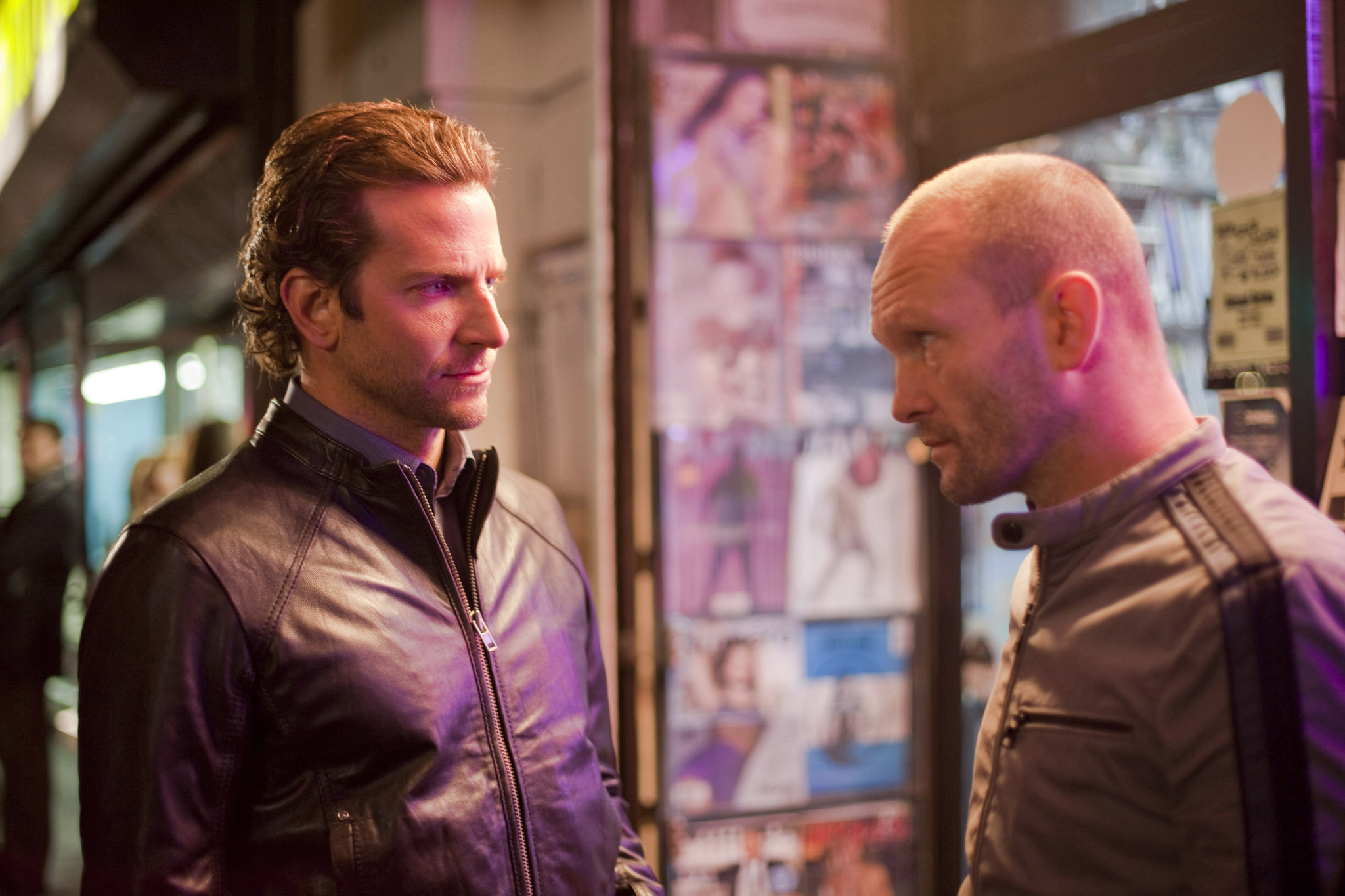 Bradley Cooper and Andrew Howard in Limitless (2011)