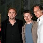 Nicolas Cage, William Fichtner, Patrick Lussier, and Amber Heard at an event for Drive Angry (2011)