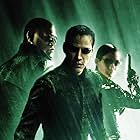 Keanu Reeves, Laurence Fishburne, and Carrie-Anne Moss in The Matrix Revolutions (2003)