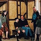 Andrew Adamson, Mark Johnson, Anna Popplewell, Skandar Keynes, and Georgie Henley in The Chronicles of Narnia: The Lion, the Witch and the Wardrobe (2005)