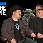 Jon Favreau and Dave Filoni in The Mandalorian (2023)