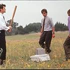 David Herman, Ron Livingston, and Ajay Naidu in Office Space (1999)