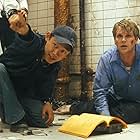 Cary Elwes and James Wan in Saw (2004)