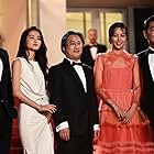 Park Chan-wook, Kim Min-hee, Ha Jung-woo, Cho Jin-woong, and Kim Tae-ri at an event for The Handmaiden (2016)