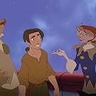 Emma Thompson, David Hyde Pierce, and Joseph Gordon-Levitt in Treasure Planet (2002)