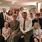 Patrick Baladi, Mackenzie Crook, Lucy Davis, Julie Fernandez, Martin Freeman, Ricky Gervais, Ralph Ineson, Rachel Isaac, Alexander Perkins, Jamie Deeks, Ben Bradshaw, Ewen MacIntosh, Jane Lucas, Stacey Roca, Howard Saddler, Tony MacMurray, Patrick Driver, and Emma Manton in The Office (2001)