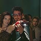 Robert Downey Jr. and Scarlett Johansson in Iron Man 2 (2010)