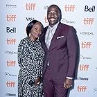 Adewale Akinnuoye-Agbaje and Genevieve Nnaji at an event for Farming (2018)